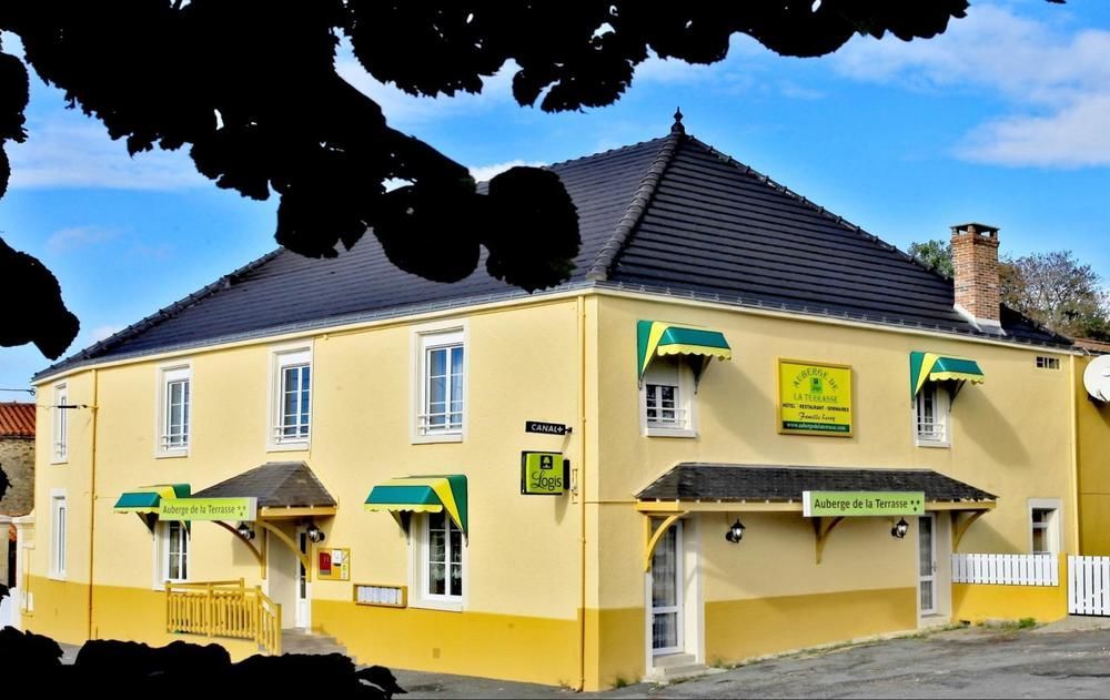 Le 120 - Groupe Logis Hotels - Ex Auberge La Terrasse La Châtaigneraie Zewnętrze zdjęcie